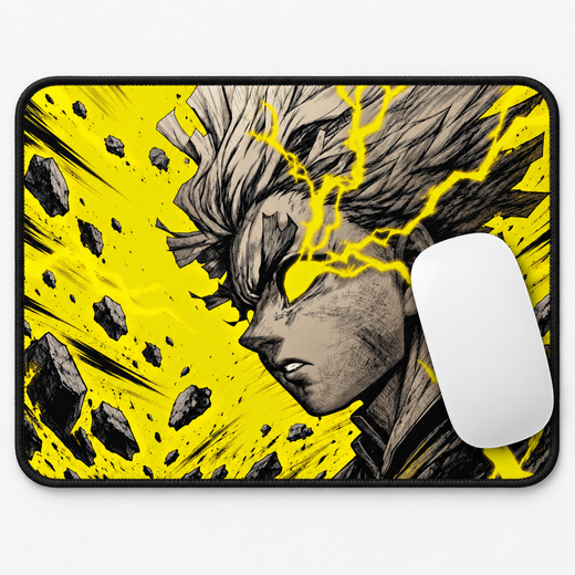 Zenitsu Lightning Awakening Anime Mouse Pad - full design view
