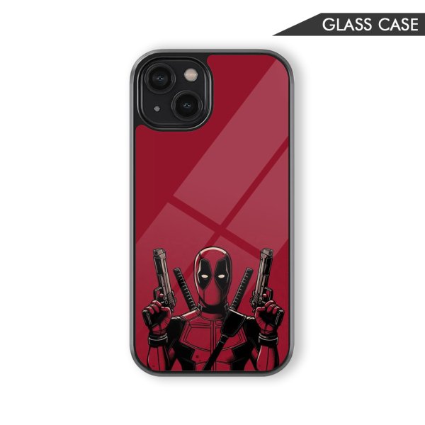 Deadpool Red Background Phone Case