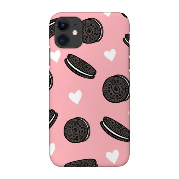 Pink Background Oreo Phone Cover