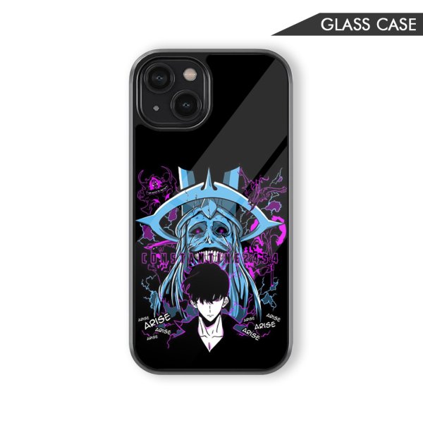 Solo Leveling Glass Hd Print Phone Case 