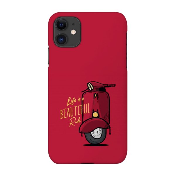 Scooter Red Background Phone Cover