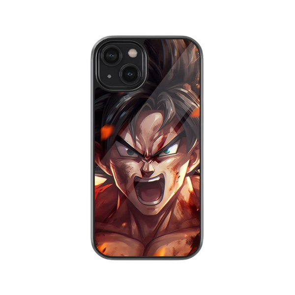 Goku Rage 3d Glass Phone Cover