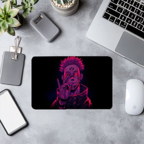 Sukuna Purple Style Anime Mouse Pad