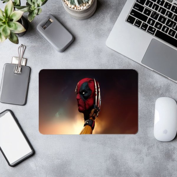 Deadpool Head Mouse Pad