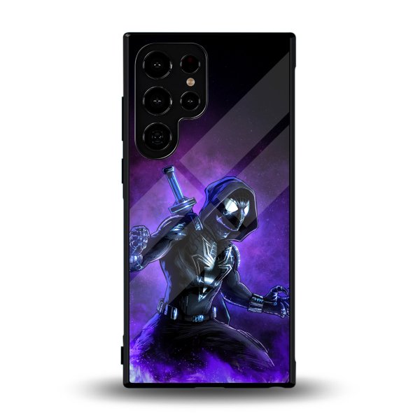 Spider-Man Noir Black Suit With Katana Phone Case