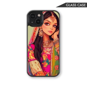 Girl In Traditional Attire Phone Cover