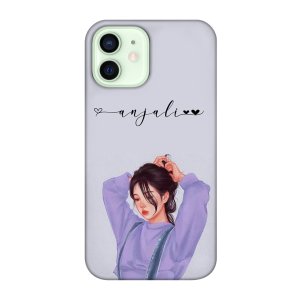 Name Print Beautiful Girl Phone Cover