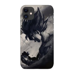 Black & White Goku Phone Case