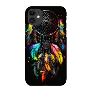 Multi Color Feather Phone Case