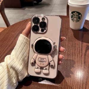 Iphone Astronaut Phone Case Light Pink